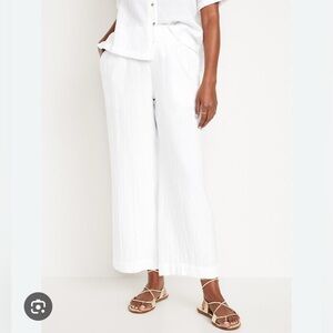NWT Old Navy High Waisted Cotton Pants